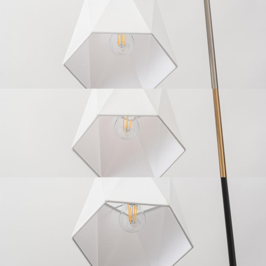 フロアライト 照明器具 おしゃれ エジソン球 レトロ モダン インダストリアル LED対応 シンプル 電球 リビング ゴールド シルバー ブラック 黒 form 東谷 | 東谷 | 05