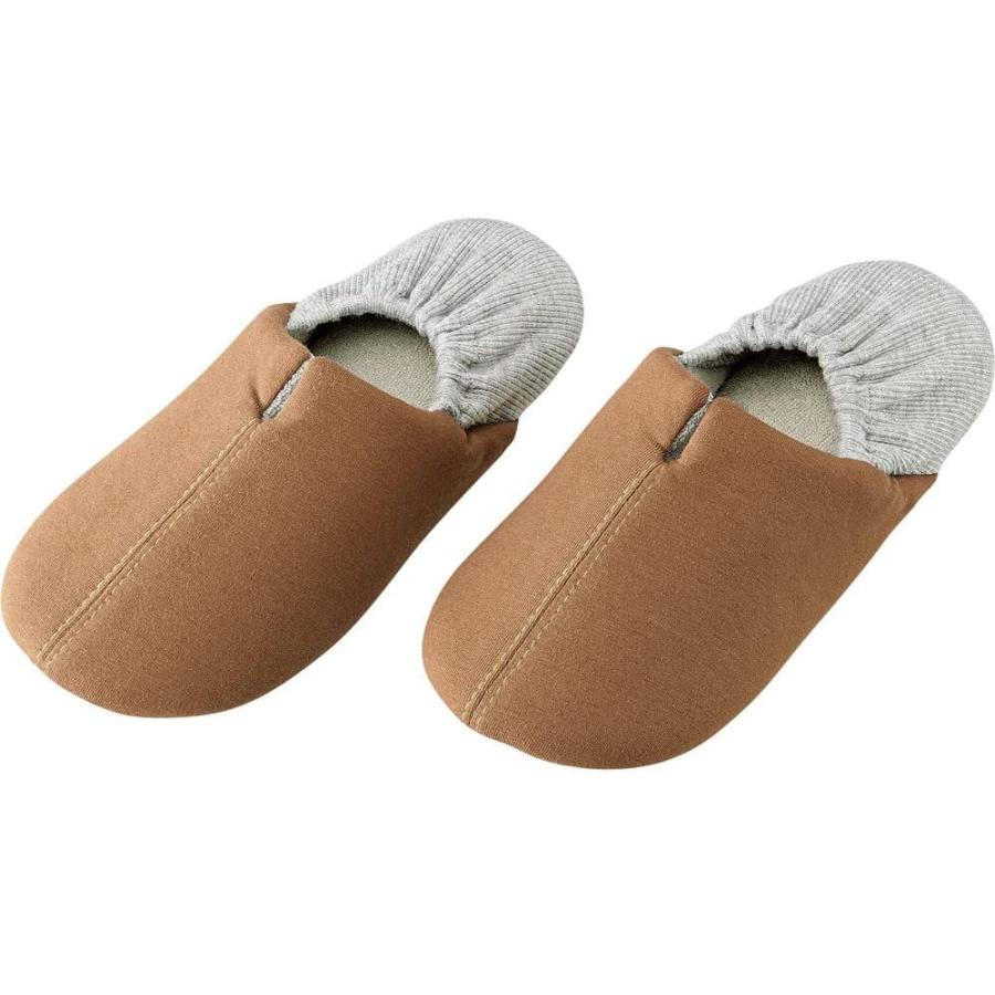 足まもりっぱ 防災スリッパ ブラウンＭ(コジット）ルームシューズ 防災グッズ 非常用 災害 男女兼用 の商品画像
