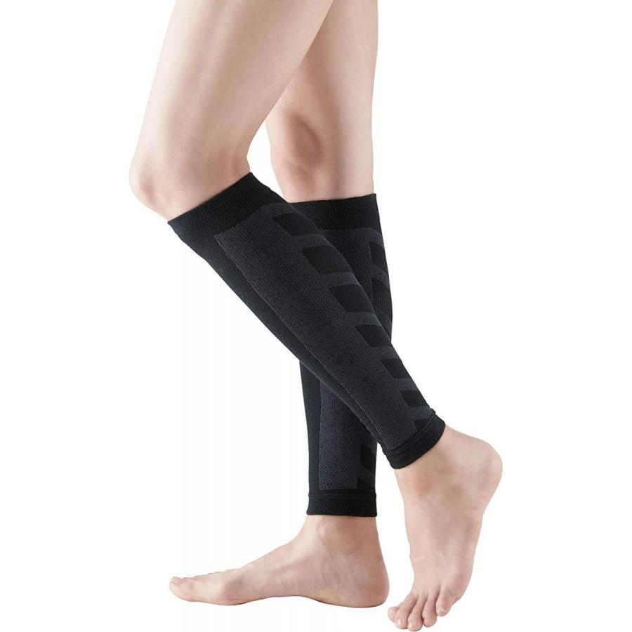 ムクナイト ふくらはぎサポーター サポーター 着圧 ソックス ブラック