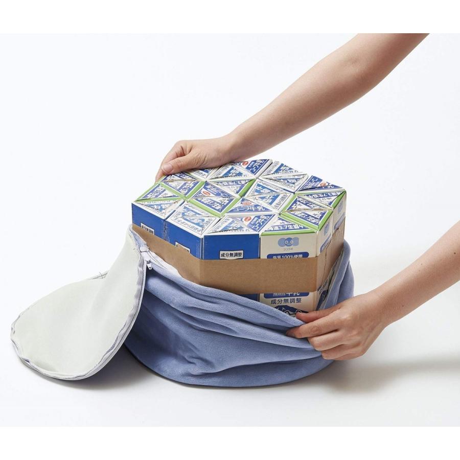 牛乳パックチェアカバー ペンギンちゃん 直径30×高さ23cm(コジット)牛乳パック 工作|formalshopping|03