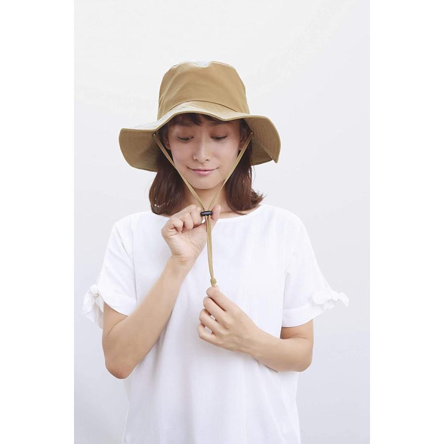 とびにくい洗えるサファリハット ベージュ（コジット）帽子 ハット UV