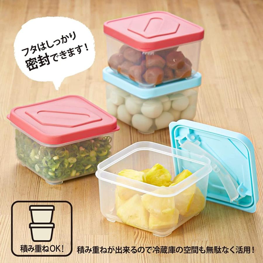 旭電機化成 ふたがトングになる保存容器 350ml 2個組 ATN-0302（旭電機