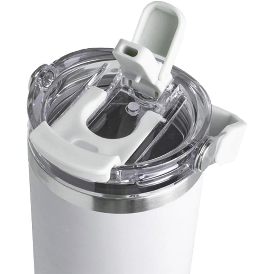 リビング ensemble ストロー付き 2WAYタンブラー グレー 900ml