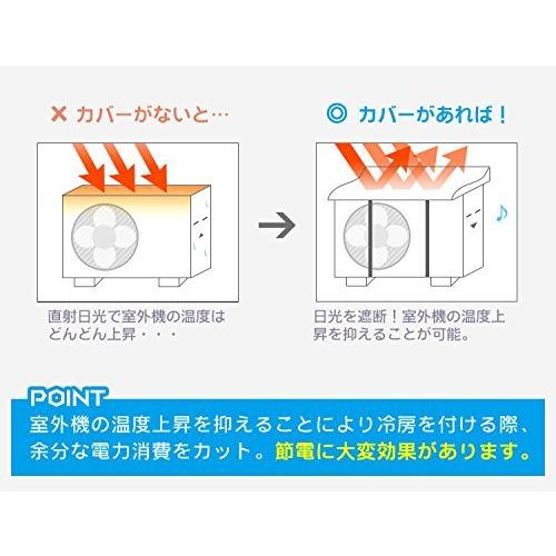 日本製 エアコン室外機用カバー I-235（伊勢藤/ISETO）エアコン室外機