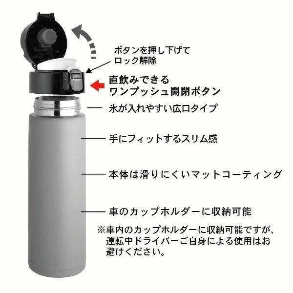 WELF ワンタッチ栓マグボトル 450ml オレンジ ハンディボトル