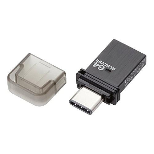 エレコム USBメモリ 64GB USB3.0 タイプC キャップ付 ブラック MF-CAU3164GBK｜formesho｜04