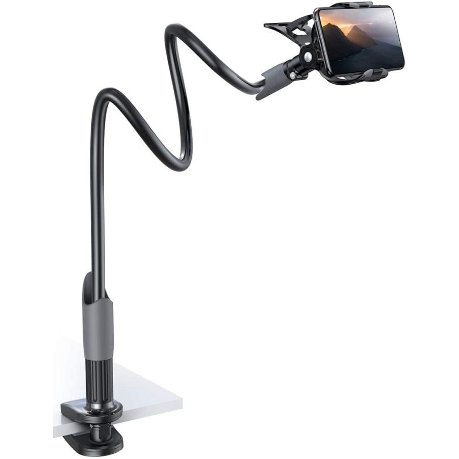 スマホアームスタンド Lomicall 限定タイムセール 寝ながらベット用スマホホルダー ベッドフレキシブルアームスタンド 一段