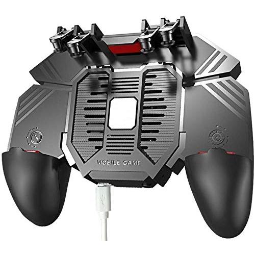 6本指操作冷却ファンはusbから給電 Codモバイル 荒野行動 見事な Pubg 伸 ゲームコントローラー Mobile 一体式