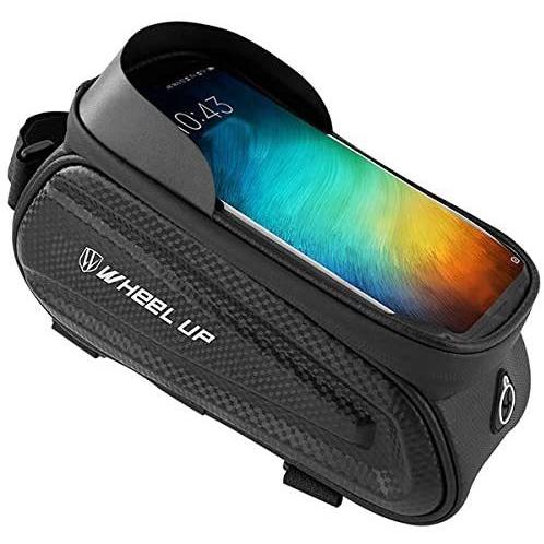 高品質 自転車 バッグ スマホ トップチューブバッグ 防水 防滴 フレームバッグ 修理キット マウンテンバ スマホホルダー