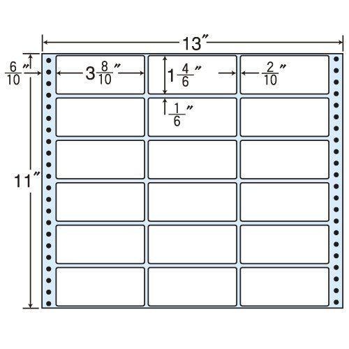 予約販売品 東洋印刷 タックフォームラベル 13インチ 11インチ 18面付 1ケース500折 Mx13a 数量限定 Www Doctor Plan Com