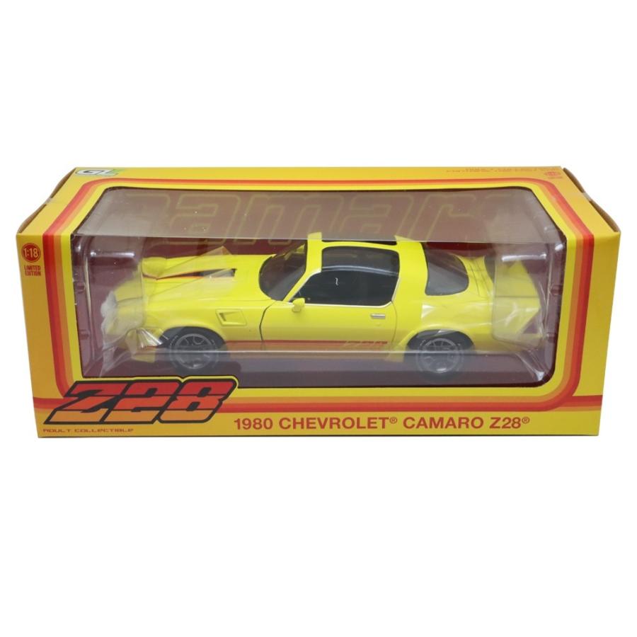 グリーンライト 1/18 シボレー カマロ Z28 T‐トップ 1980年式 イエロー