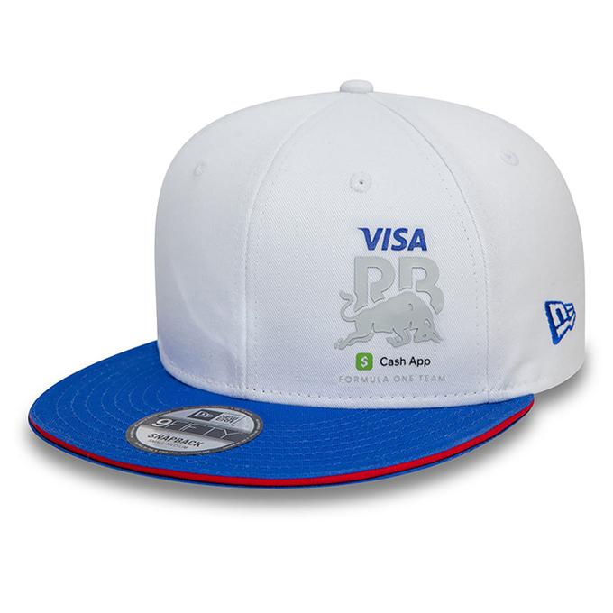 9FIFTY VISA CASH APP RB F1 チーム NewEra フラットキャップ ホワイト