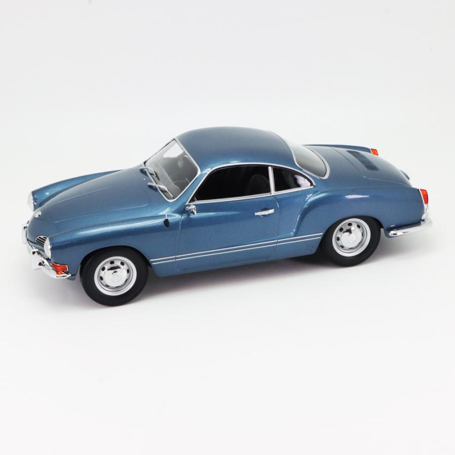 ミニチャンプス PMA 1/18 VW1600 TL 1970 ライトブルー美品 SOLIDO ミニチャンプス 1/18 フォルクスワーゲン カルマン ギア クーペ