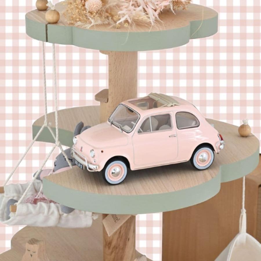 NOREV 1/18 フィアット 500 L 1968年 ピンク スペシャルバースパック 模型 モデルカー 車 187774_1