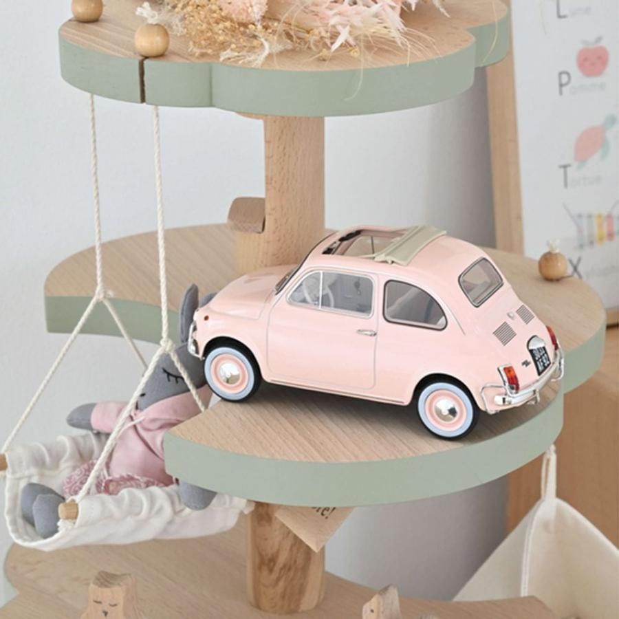 NOREV 1/18 フィアット 500 L 1968年 ピンク スペシャルバースパック 模型 モデルカー 車 187774_2