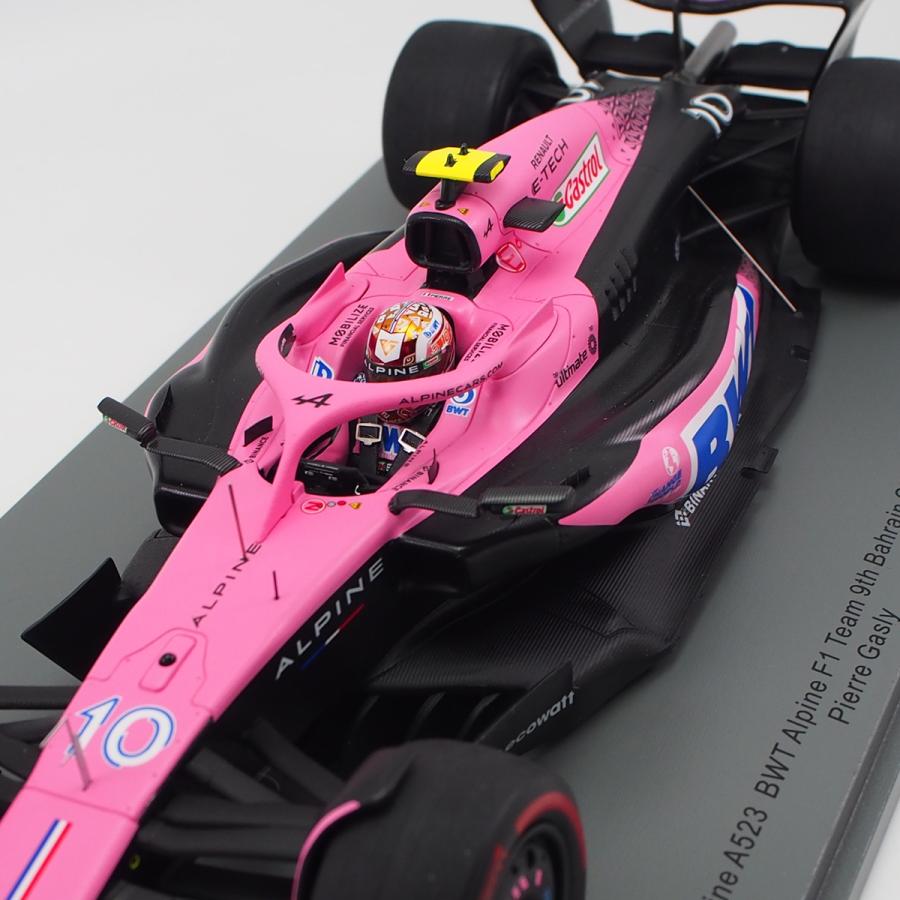 スパーク 1/18 アルピーヌ BWT F1 チーム #10 2023年 9位 バーレーンGP ピエール ガスリー 模型 ミニチュア ミニカー モデルカー 18S882の画像