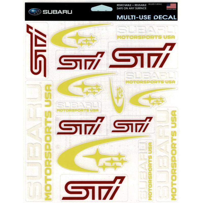 SUBARU（スバル） モータースポーツ USA オフィシャル STI ステッカー