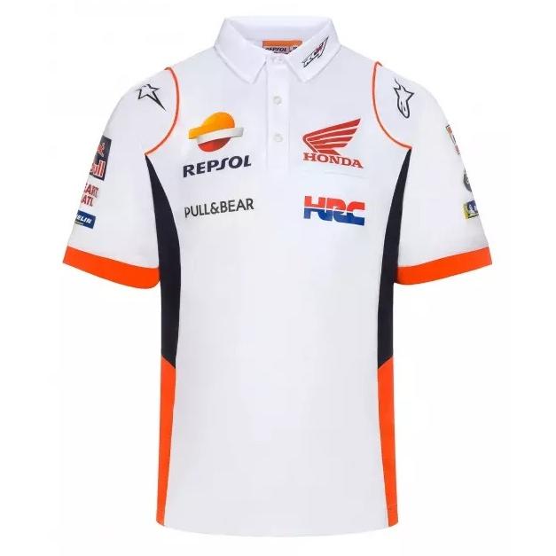 レプソル ホンダ オフィシャル レプリカ ポロシャツ ホワイト 白 Repsol HONDA MotoGP :2018503:Formula Sports 通販 レプソル・ホンダ ポロシャツ