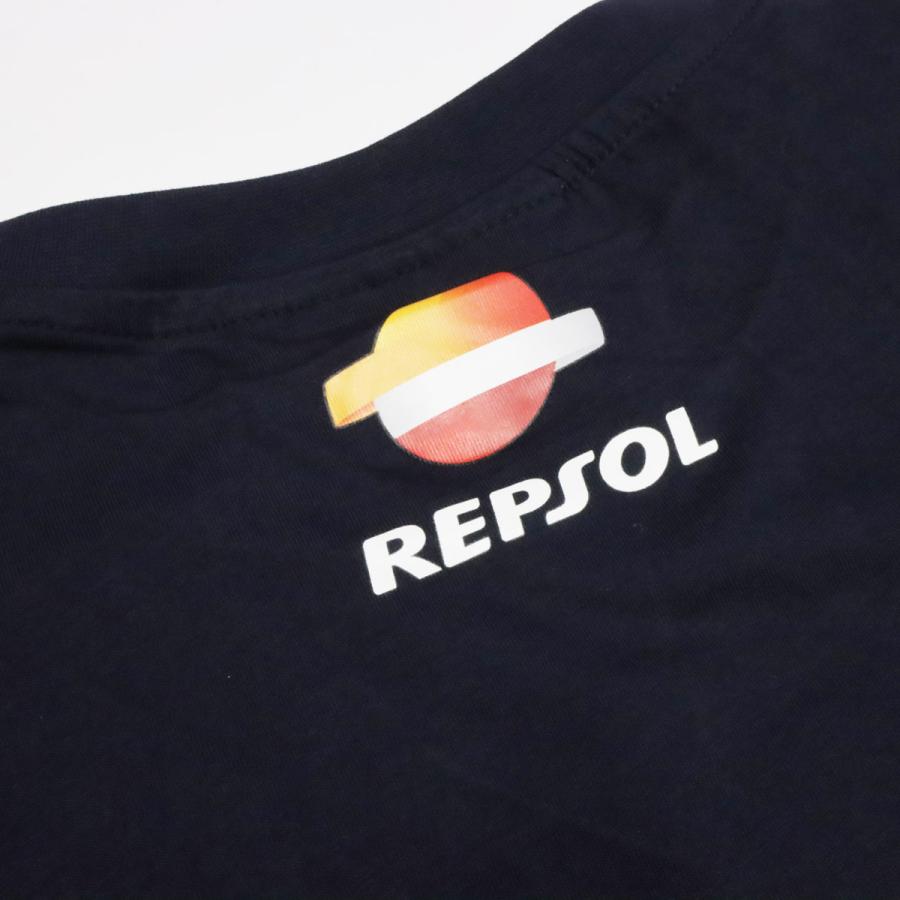 2024 レプソル レーシング バーティカル Tシャツ ネイビー 紺 公式 MotoGP バイク Repsol｜formula-sports｜05