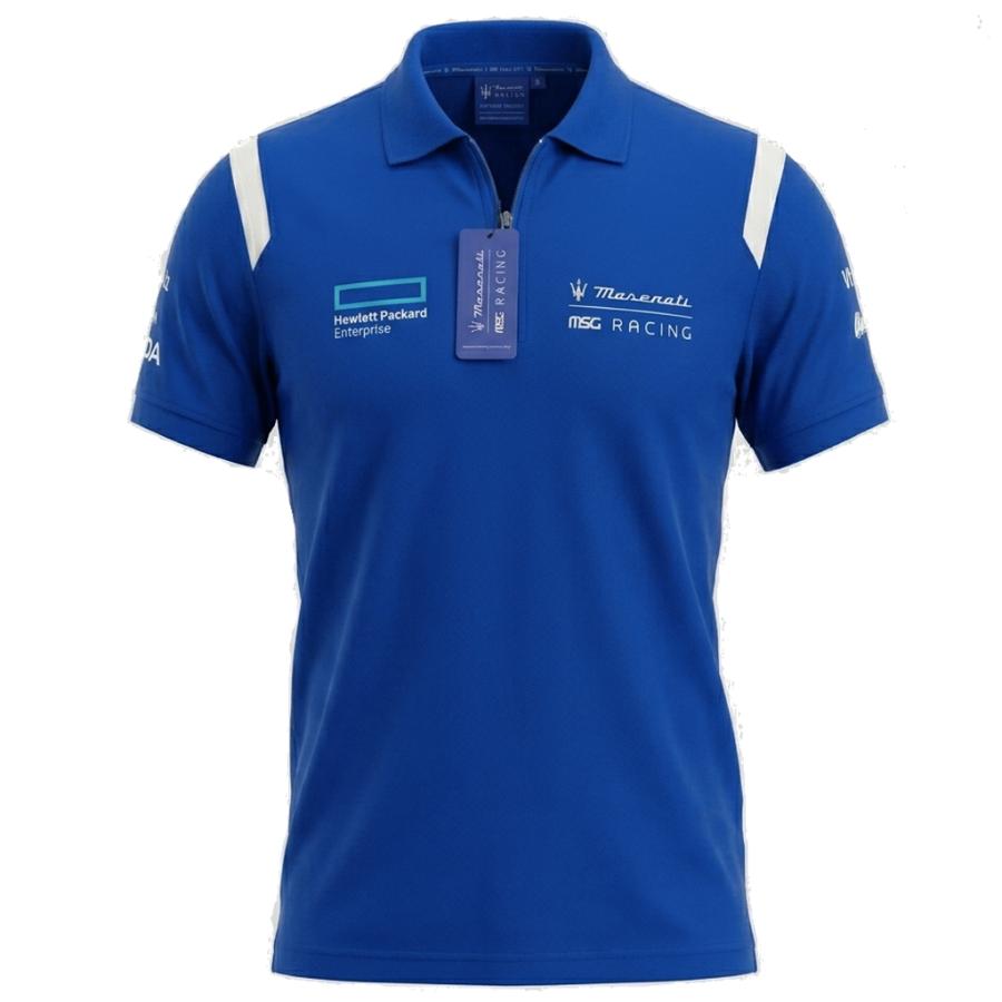 ゼニアスポーツ Zegna Sport MASERATI マセラティ ポロシャツ Maserati（マセラティ） 【50%OFFセール】フォーミュラE MSG