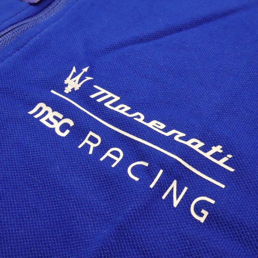 2024 フォーミュラE マセラティ MSG レーシング チーム ファンウェア ポロシャツ ブルー 青 Maserati 半袖｜formula-sports｜06