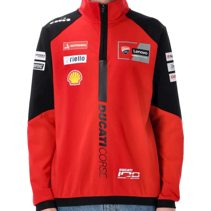 2026 ドゥカティ レノボ チーム DUCATI MotoGP レプリカ ハーフジップ