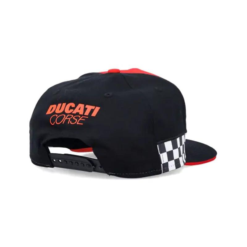 DUCATI（ドゥカティ） 2026 レーシング チェッカー フラット キャップ