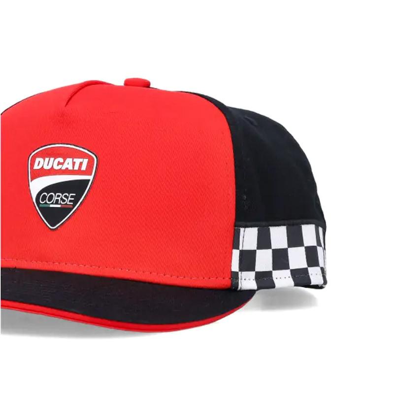 DUCATI（ドゥカティ） 2026 レーシング チェッカー フラット キャップ