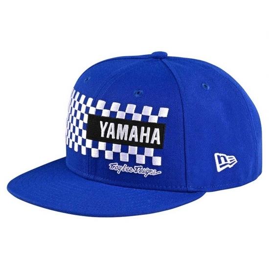 Yamaha ヤマハ オフィシャル Tld チェッカー Newera ニューエラ フラットキャップ 帽子 ファッション バイク ブルー 青 9644 Formula Sports 通販 Yahoo ショッピング
