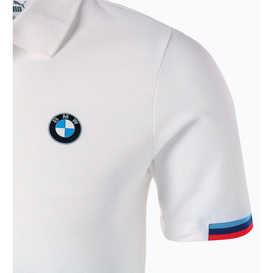 2021 PUMA オフィシャル BMW MMS ポロシャツ / ホワイト :284759-5416 
