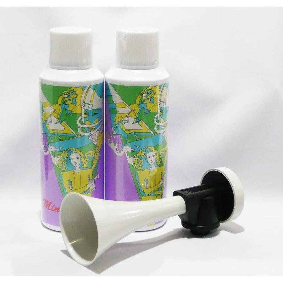 エア ホーン エアーホーン 応援 観戦 スポーツ グッズ 大会 イベント 動物 熊 クマ よけ 避け【タンク2本・ラッパ1個】 の商品画像