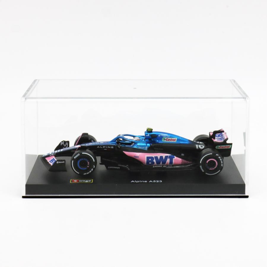 2023 ドライバー＆ケース付き ブラゴ 1/43 スケール BWT アルピーヌ F1 チーム A523 #10 ピエール ガスリー 模型 ミニチュア ミニカー モデルカー Alpine 38073P｜formula-sports｜03