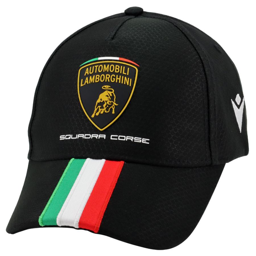 GML ストライプ ポロシャツ GMLキャップ Lamborghini（ランボルギーニ） Automobili スクアドラコルセ