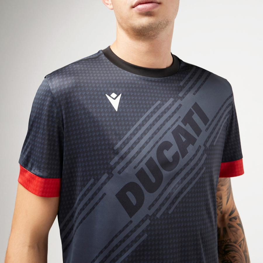 DUCATI（ドゥカティ） マクロン ジャージ Tシャツ ダークグレー MotoGP