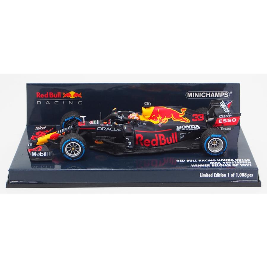 ミニチャンプス 1/43 レッドブル ホンダ RB16B 2021年 ベルギーGP  