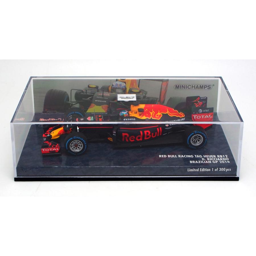 ミニチャンプス 1/43 レッドブル レーシング タグホイヤー RB12 ダニエル リカルド 2016年 ブラジルGP 模型 ミニチュア ミニカー モデルカー F1 417161203｜formula-sports｜04