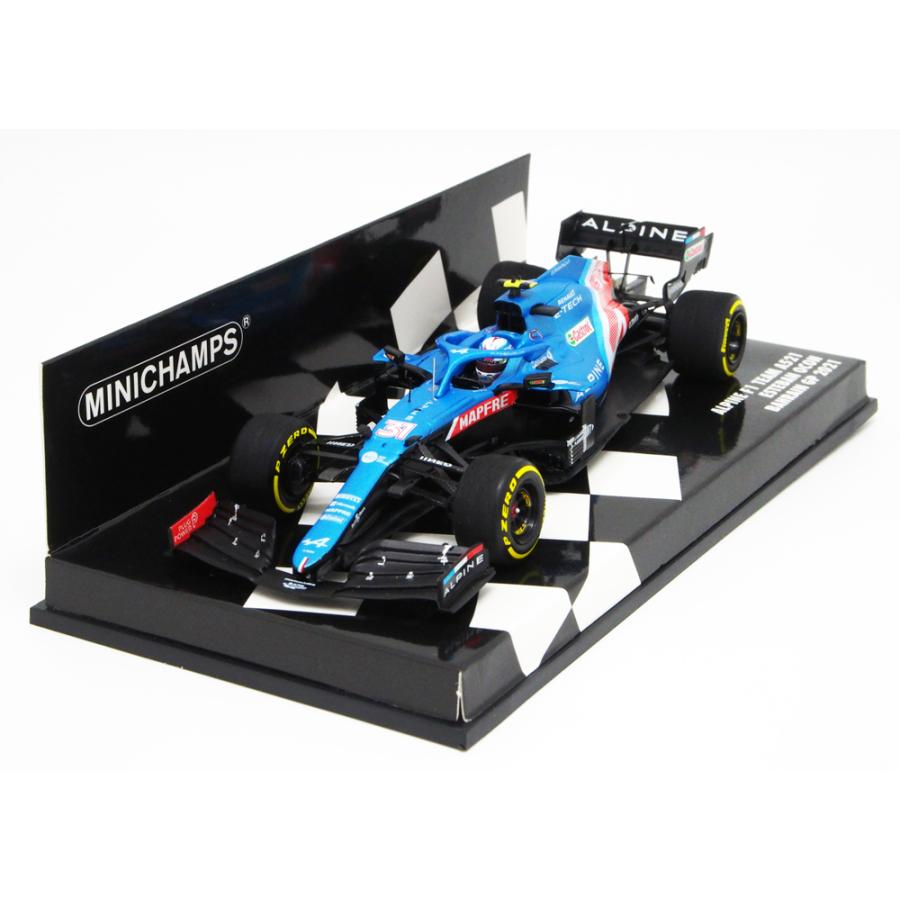 ミニチャンプス 1/43 アルピーヌA521 エステバン・オコン バーレーンGP