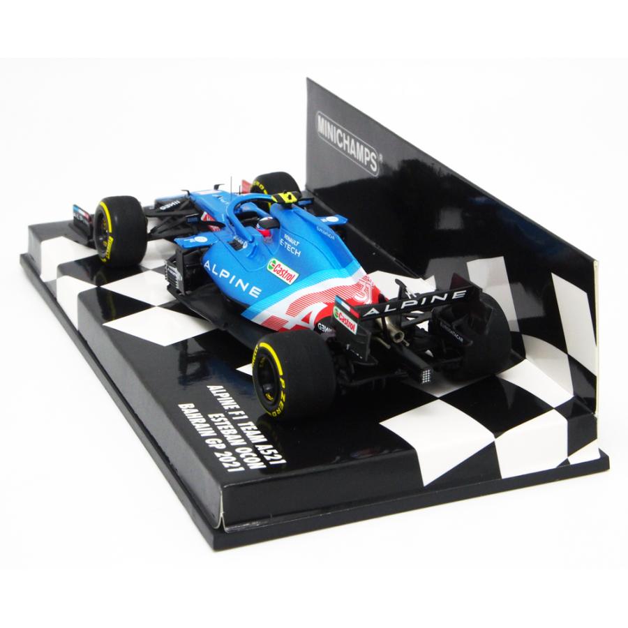 ミニチャンプス 1/43 アルピーヌA521 エステバン・オコン バーレーンGP