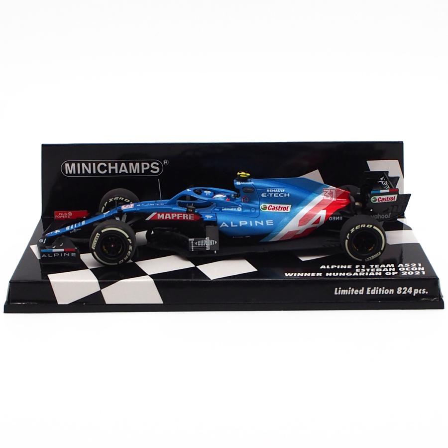 ミニチャンプス 1/43 アルピーヌA521 エステバン・オコン バーレーンGP ミニチャンプス 1/43 アルピーヌ F1 チーム A521 エステバン オコン