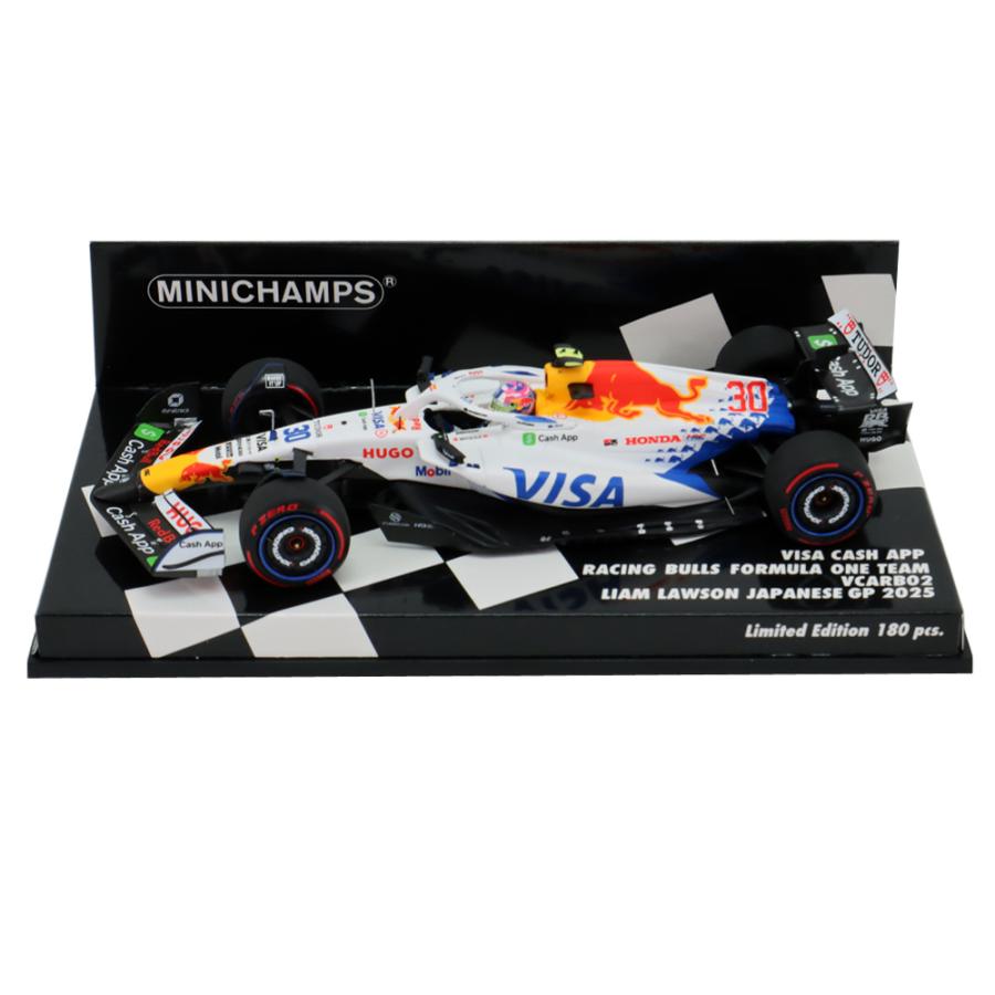 ミニチャンプス 1/43 ビザ キャッシュ RB F1 チーム VCARB02 リアム