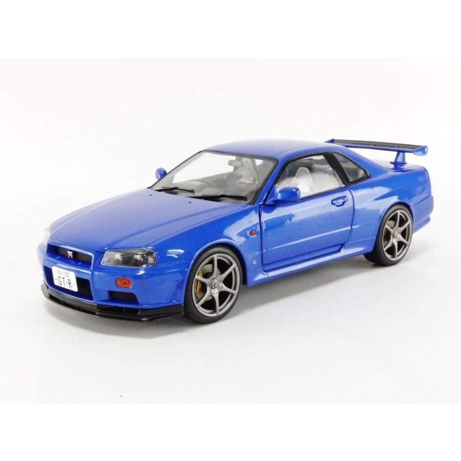 Solid 1 18 ニッサン 日産 Nissan Gt R R34 ブルー 日本車 ミニカー モデルカー 模型 ミニチュア Formula Sports 通販 Yahoo ショッピング