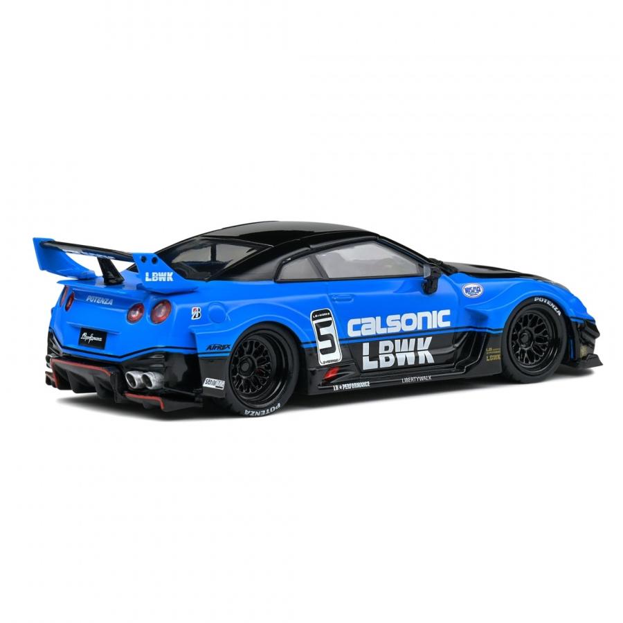 Solido 1/43 日産 ニッサン Nissan GT-R R35 LBWK カルソニック ブルー 青 模型 ミニチュアミニカー モデルカー 日本車 421436960｜formula-sports｜04