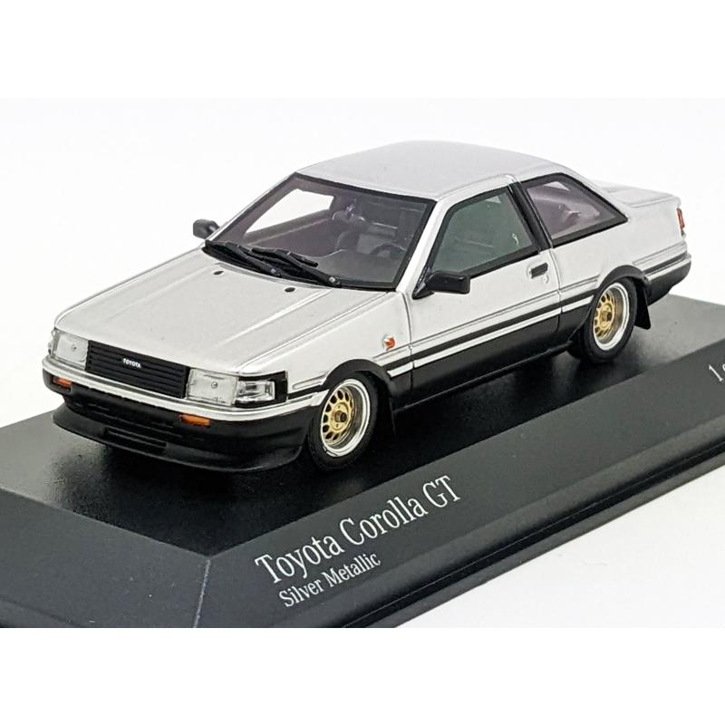 ミニチャンプス 1/43 トヨタ カローラ GT 1984 シルバー TOYOTA 模型 ミニチュア ミニカー モデルカー 437166321