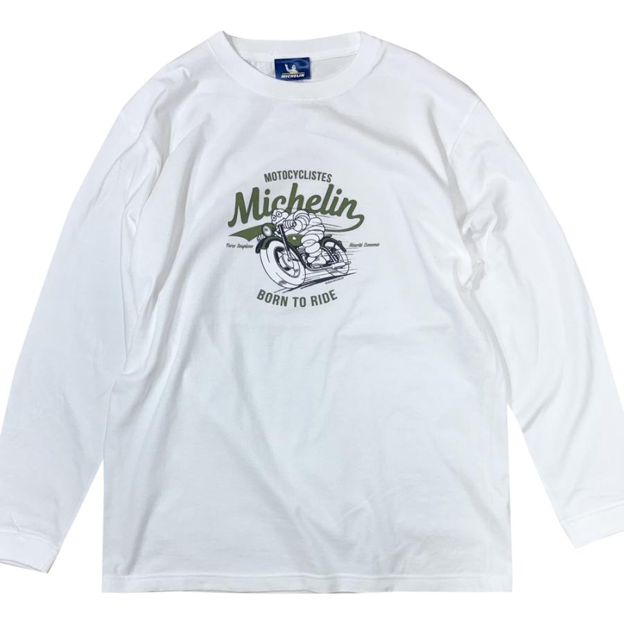 ミシュラン（MICHELIN） オフィシャル Moto ロングスリーブ Tシャツ