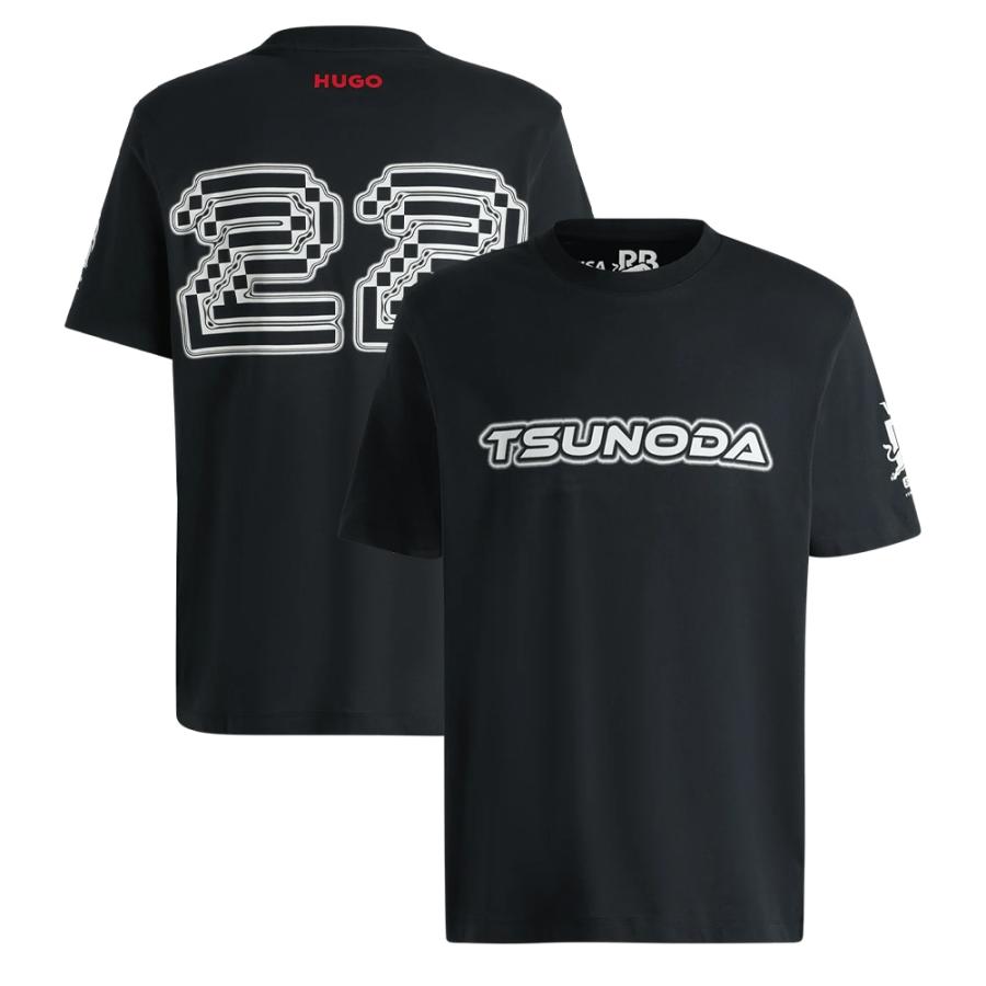 2025 レーシングブルズ アメリカGP チーム Tシャツ F1 Lサイズ HUGO 【30%OFFセール】2025 レーシングブルズ アメリカGP チーム
