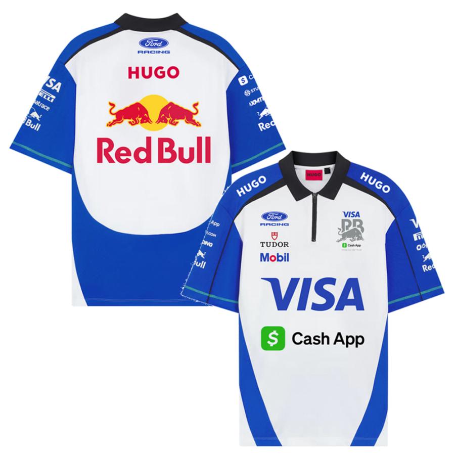 HUGO 2026 レーシングブルズ チーム レプリカ ポロシャツ Racing Bulls