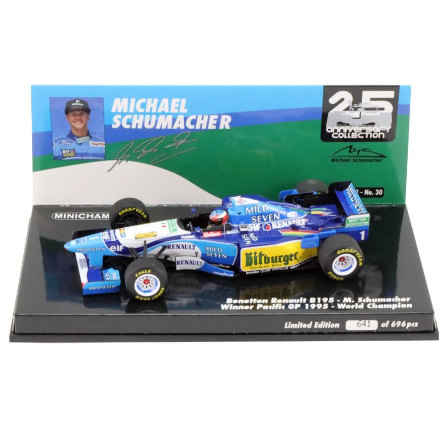 ミニチャンプス 1/43 ベネトン ルノー B195 ミハエル シューマッハ