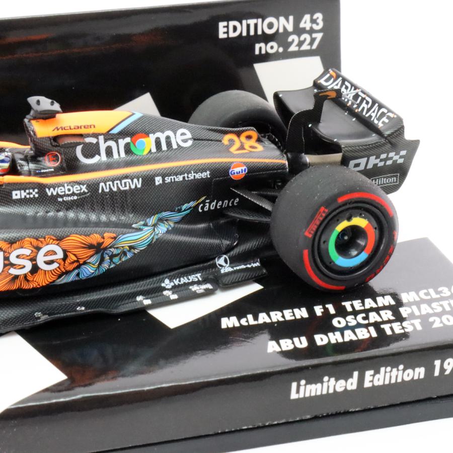 ミニチャンプス 1/43 マクラーレン F1 チーム MCL36 オスカー ピアストリ アブダビテスト 2022年 モデルカー 模型 ミニカー 537224328｜formula-sports｜04