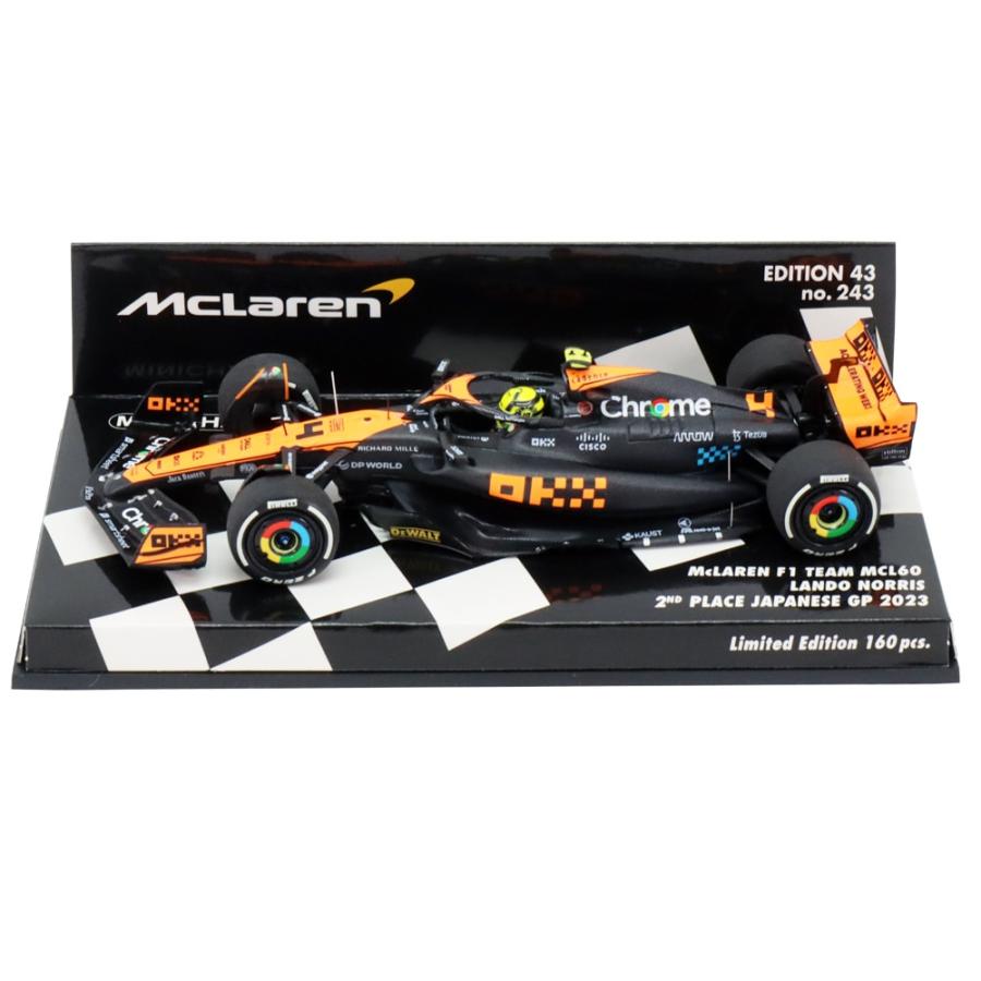 ミニチャンプス1/43　2025年モナコ　ランドノリス Minichamps 2025 Monaco GP MCL39 Norris F1 1/43 scale model. Price