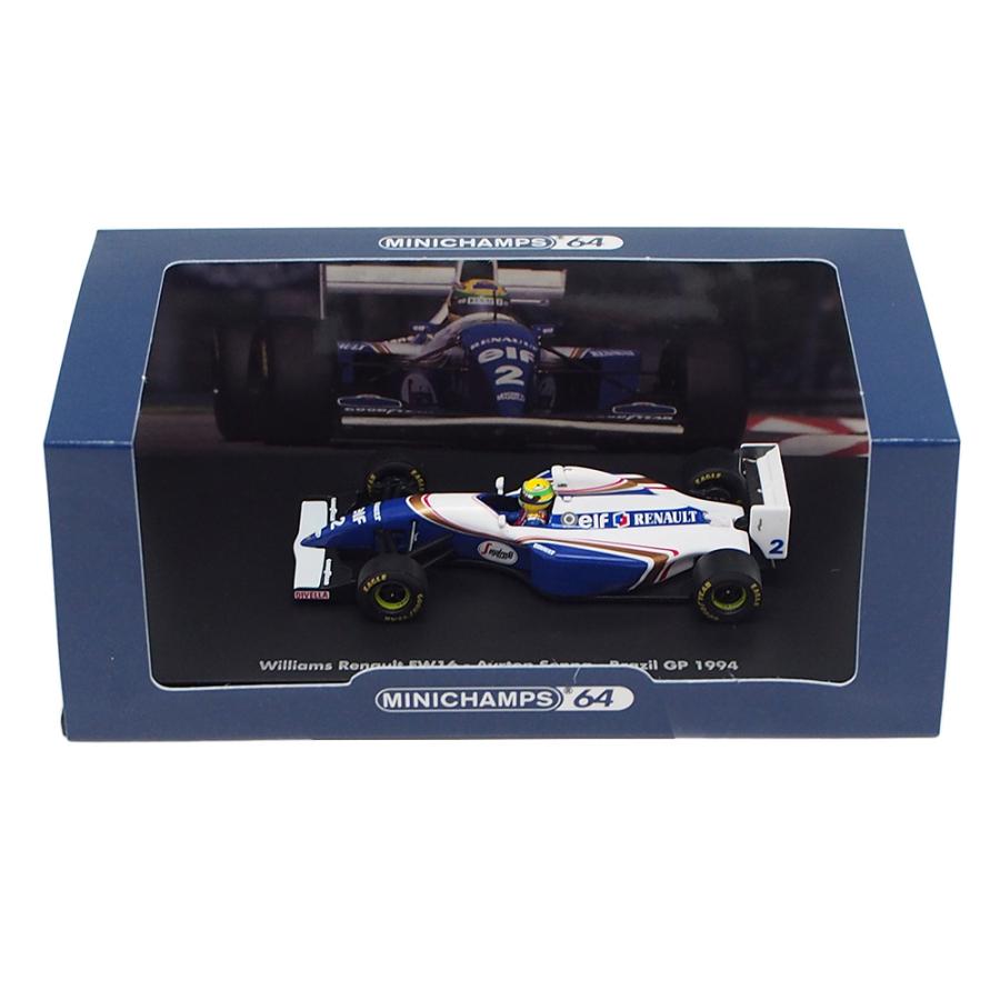 ミニチャンプス 1/64 ウィリアムズ ルノー FW16 #2 アイルトン セナ